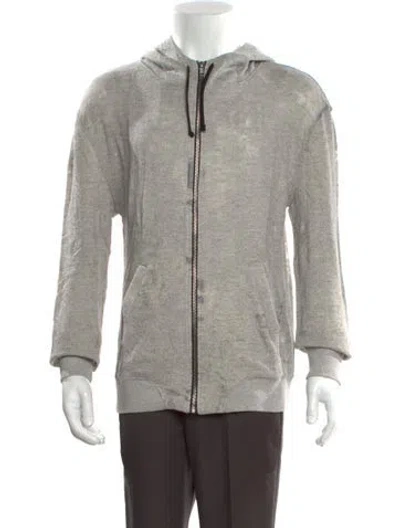 Pre-owned Iro Mock Neck Long Sleeve Sweatshirt W/ Tags In Gray