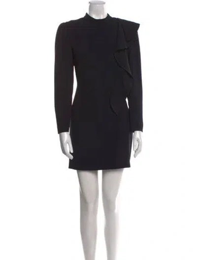 Pre-owned Iro Mock Neck Mini Dress W/ Tags In Black