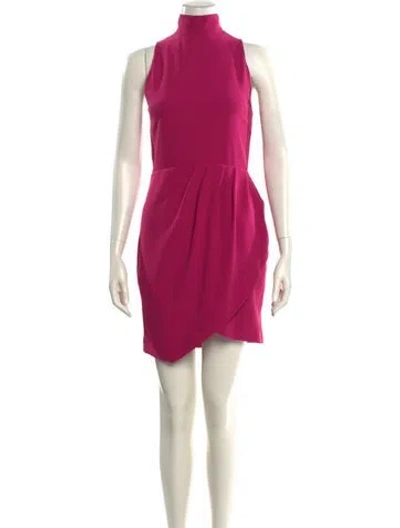 Pre-owned Iro Mock Neck Mini Dress W/ Tags In Pink