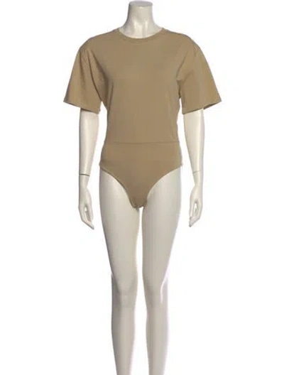 Pre-owned Iro Mock Neck Short Sleeve T-shirt In Neutral