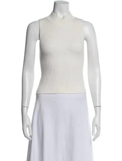 Pre-owned Iro Mock Neck Sweater In Neutral