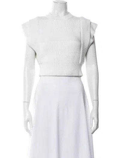 Pre-owned Iro Mock Neck Sweater In Neutrals