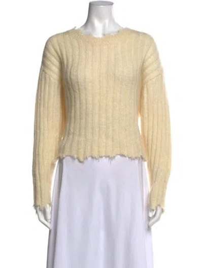 Pre-owned Iro Mohair Crew Neck Sweater In Neutrals