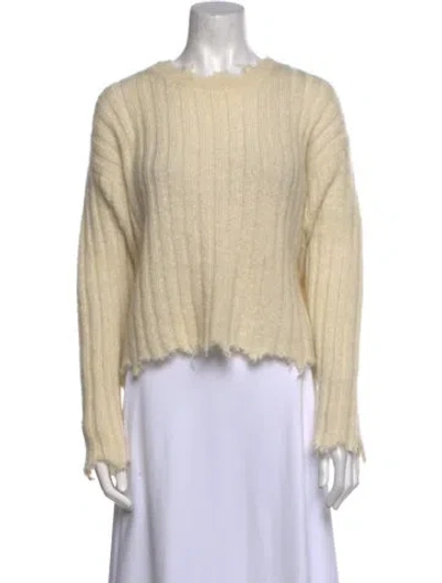 Pre-owned Iro Mohair Crew Neck Sweater W/ Tags In Neutral