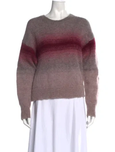 Pre-owned Iro Mohair Tie-dye Print Sweater In Purple