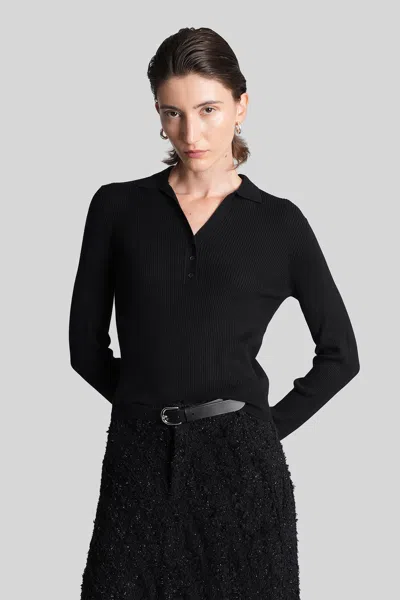 Iro Moira Knitwear In Black Viscose