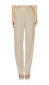 Iro Morine Sequined Trousers In Taupe