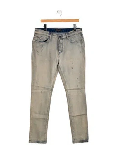 Pre-owned Iro Moto Jeans In Gray