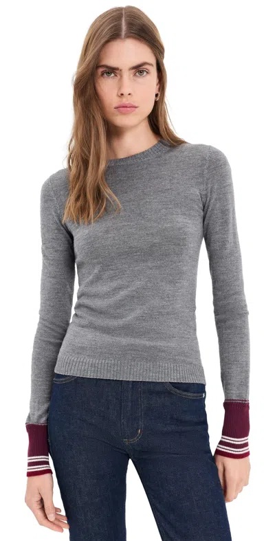 Iro Muse Sweater Heather Cement In Gray