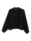 Iro Nahae Asymmetric Blouse In Black