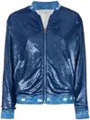 Iro "nanaso" Bomber Jacket In Blue