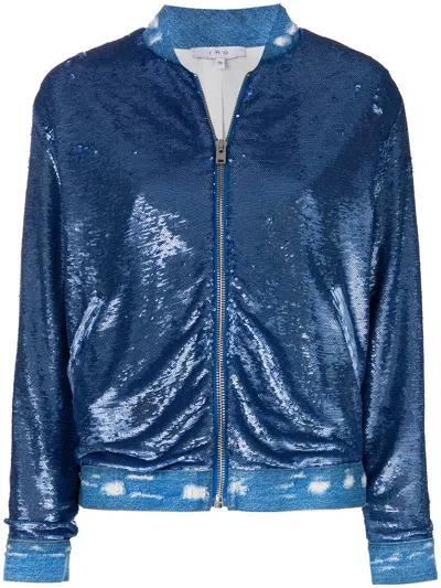 Iro "nanaso" Bomber Jacket In Blue