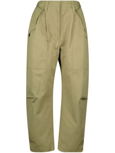 Iro Natsa Cotton Blend Trousers In Beige