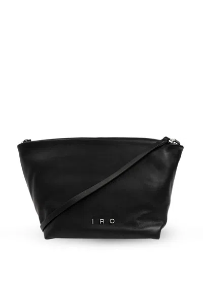 Iro Neobel Logo Detailed Shoulder Bag In Black