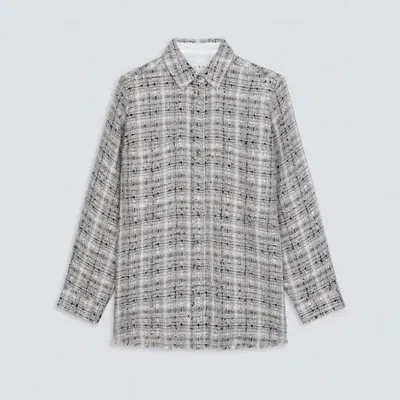 Iro Neopol Tweed Overshirt In Grey