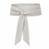 Iro Nera Cuts Cloud Wrap Belt In Cloud Grey In Gray