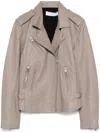 Iro Women's Newhan Leahter Jacket In Neutrals
