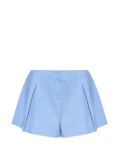 Iro Nolween Pleated Shorts In Blue