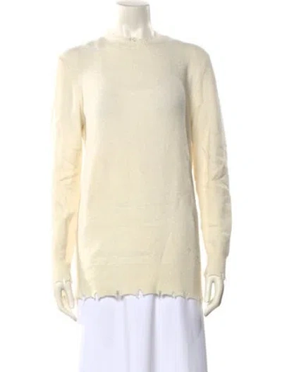 Pre-owned Iro Nylon Bateau Neckline Sweater In Neutral