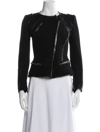 Pre-owned Iro Nylon Biker Jacket In Black