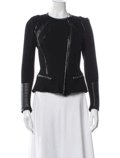 Pre-owned Iro Nylon Biker Jacket In Black