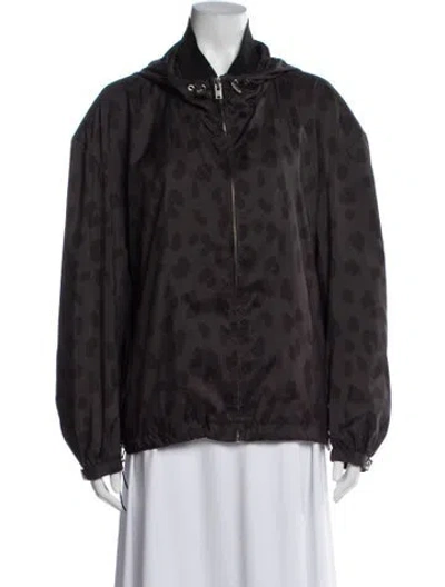 Pre-owned Iro Nylon Bomber Jacket In Gray