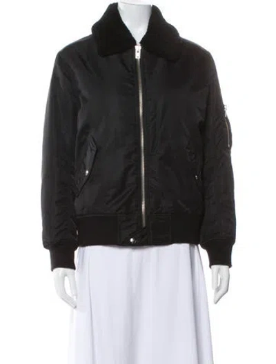 Pre-owned Iro Nylon Bomber Jacket In Gray