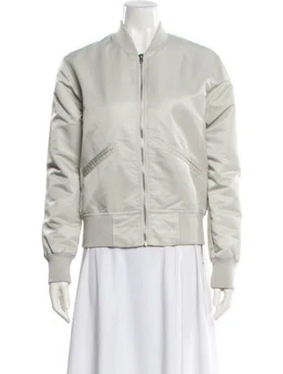 Pre-owned Iro Nylon Bomber Jacket In Neutral