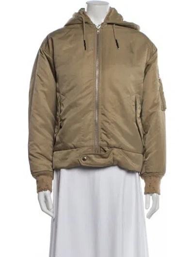 Pre-owned Iro Nylon Bomber Jacket In Neutral