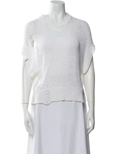 Pre-owned Iro Nylon Crew Neck Sweater In Neutral