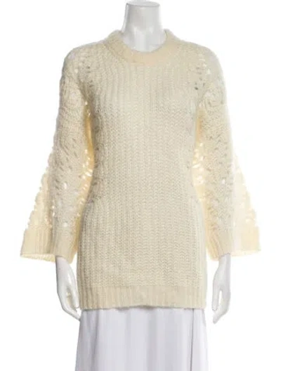 Pre-owned Iro Nylon Crew Neck Sweater In Neutral