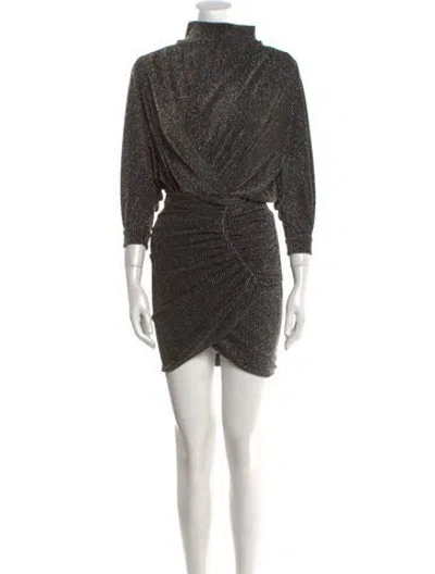 Pre-owned Iro Nylon Knee-length Dress In Black