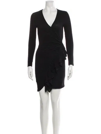 Pre-owned Iro Nylon Mini Dress In Black