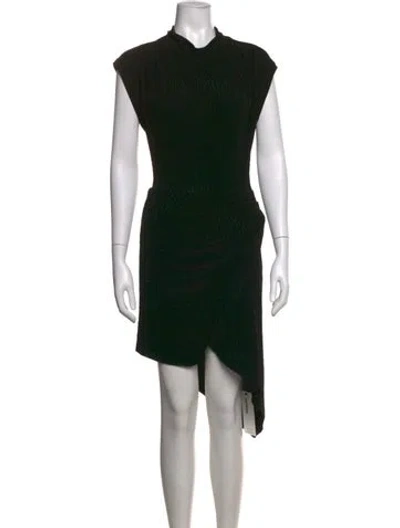 Pre-owned Iro Nylon Mini Dress In Black