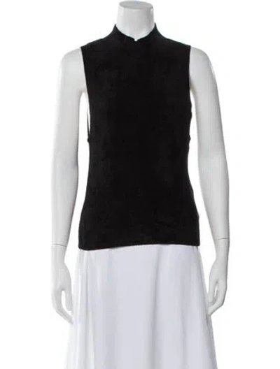 Pre-owned Iro Nylon Mock Neck Top In White