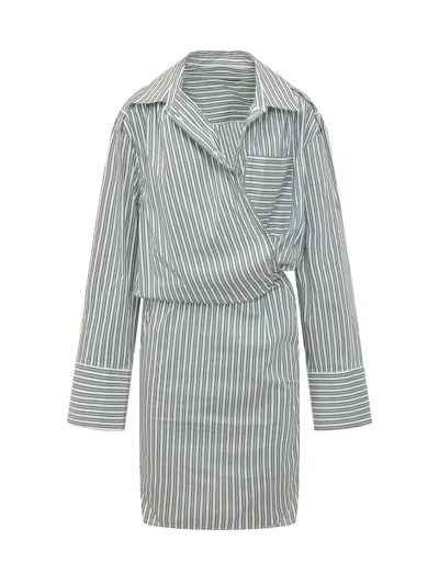 Iro Ocean Stripes Mini Dress In Multi