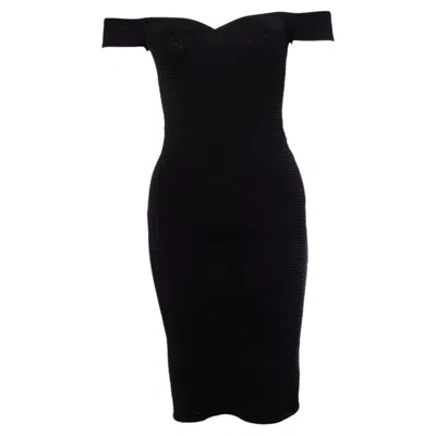 Pre-owned Iro , Off Shoulder Nunzia Dress In Black