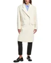 Iro Omari Wool & Alpaca-blend Coat In Neutral