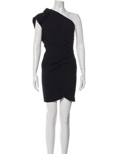 Pre-owned Iro One-shoulder Mini Dress In Gray