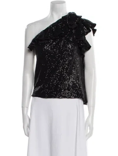 Pre-owned Iro One-shoulder Short Sleeve Blouse W/ Tags In Multi