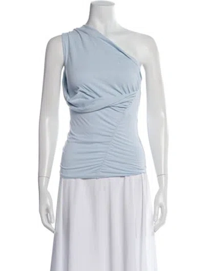 Pre-owned Iro One-shoulder Sleeveless Top In Blue