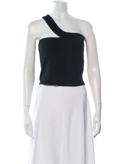 Pre-owned Iro One-shoulder Sleeveless Top In Blue