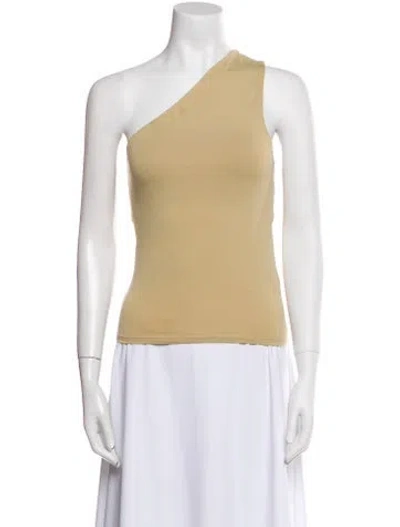 Pre-owned Iro One-shoulder Sleeveless Top In Neutral