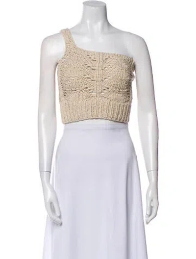 Pre-owned Iro One-shoulder Sweater In Neutral