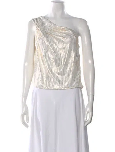 Pre-owned Iro One-shoulder Sweater W/ Tags In White