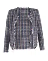 Iro Open Front Jacket In Multicolor Wool In Multi