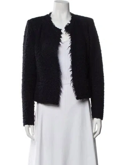 Pre-owned Iro Open Front Sweater In Black