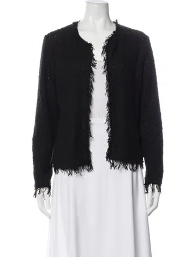 Pre-owned Iro Open Front Sweater In Blue