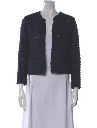 Pre-owned Iro Open Front Sweater In Gray