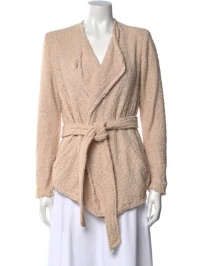 Pre-owned Iro Open Front Sweater In Neutral